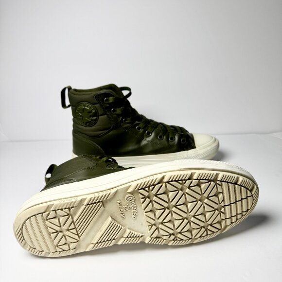 Converse All Star Berkshire Boots Cargo Khaki Egret US Sz Men's 8 / Women's 10 - Picture 11 of 14